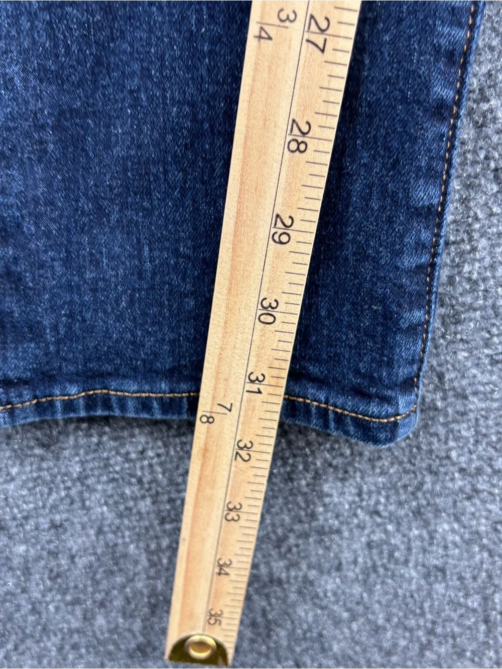 J Crew Dark Wash Flex Jeans Men’s 33X31* Slim Straight Leg